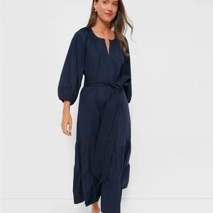 Tuckernuck Navy Lyles Maxi Dress
